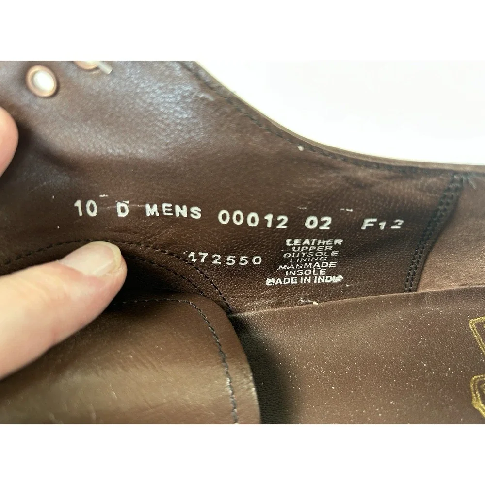 NWOB Stacy Adams Classic Madison Brown Leather Cap Toe Oxford Shoes USA Men's 10